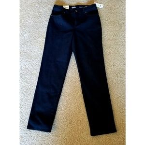 Straight Leg High Rise Jeans